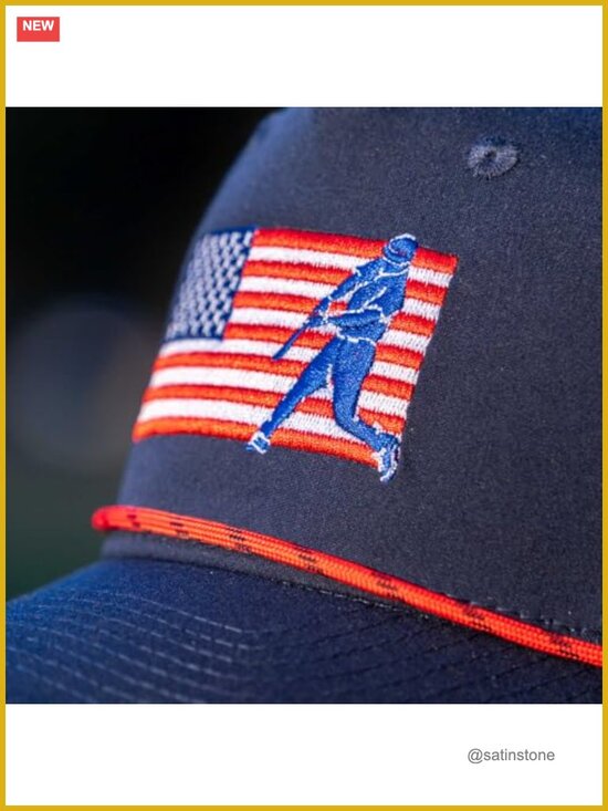 Adjustable Baseball Rope Hat - Youth & Adult Sizes, Snap Back main image 6